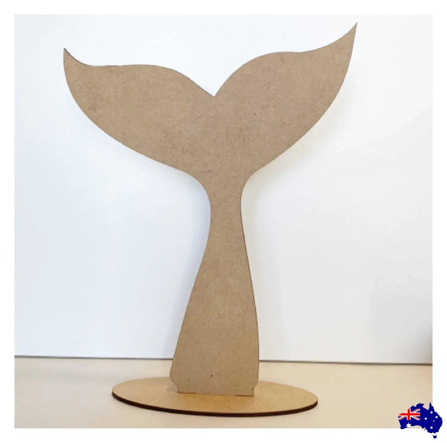 Mermaid Tail with Stand Wooden DIY Art Craft Decor - The Renmy Store Homewares & Gifts