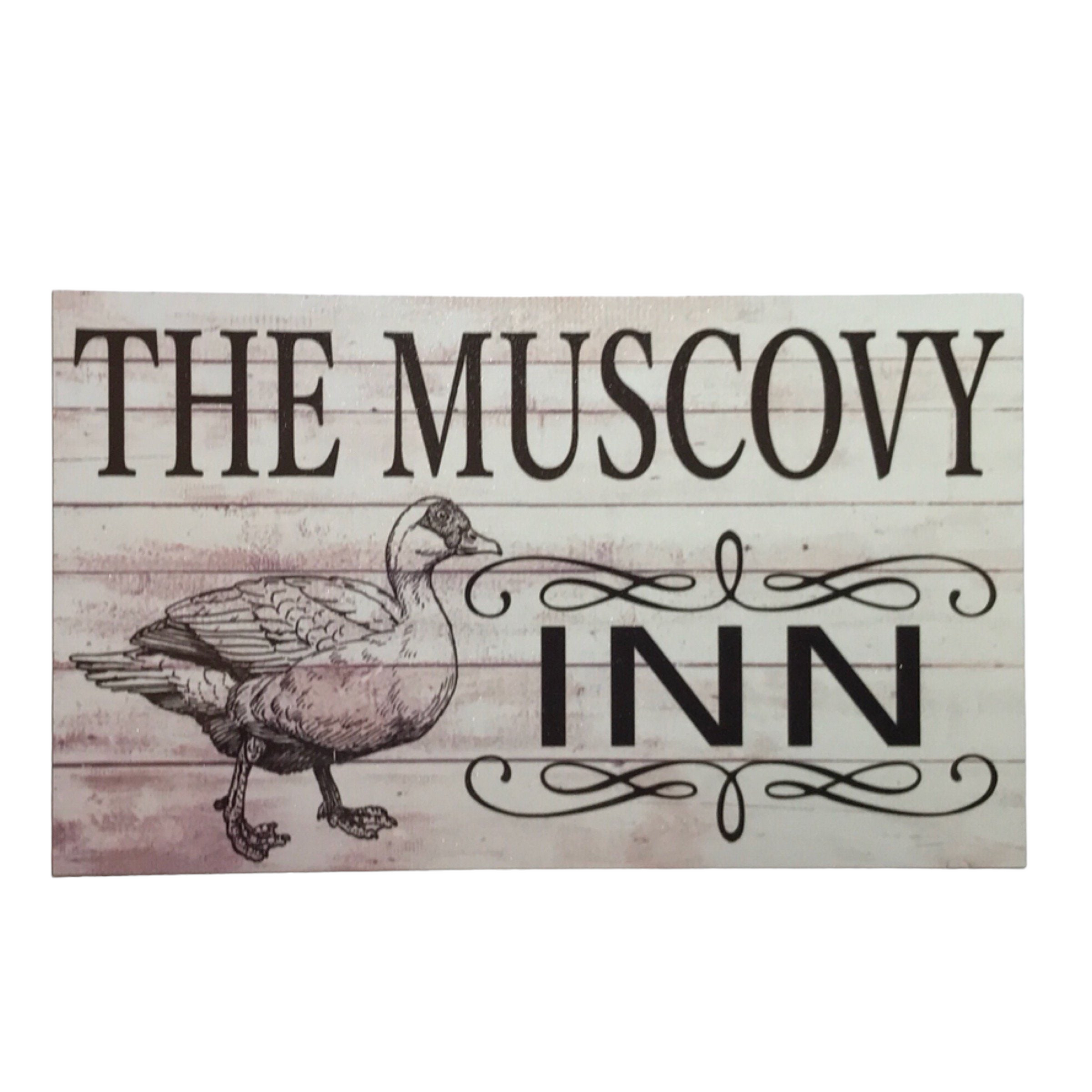 The Muscovy Duck Inn Sign - The Renmy Store Homewares & Gifts 