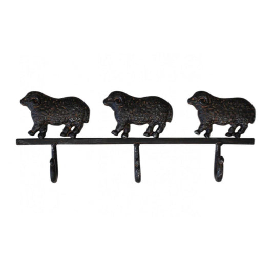 Sheep Three Ewes Hook - The Renmy Store Homewares & Gifts