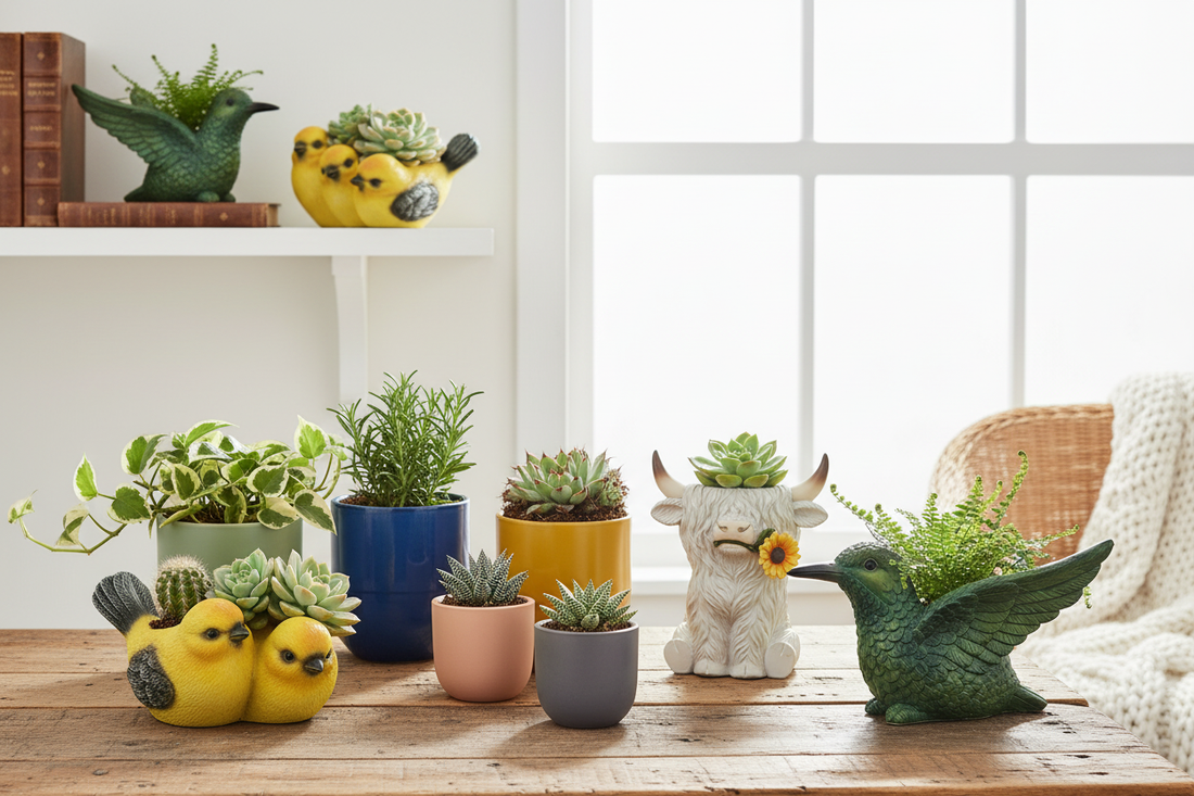 The Best Planter Pots for Every Style — Ceramic, Concrete & Character Pots