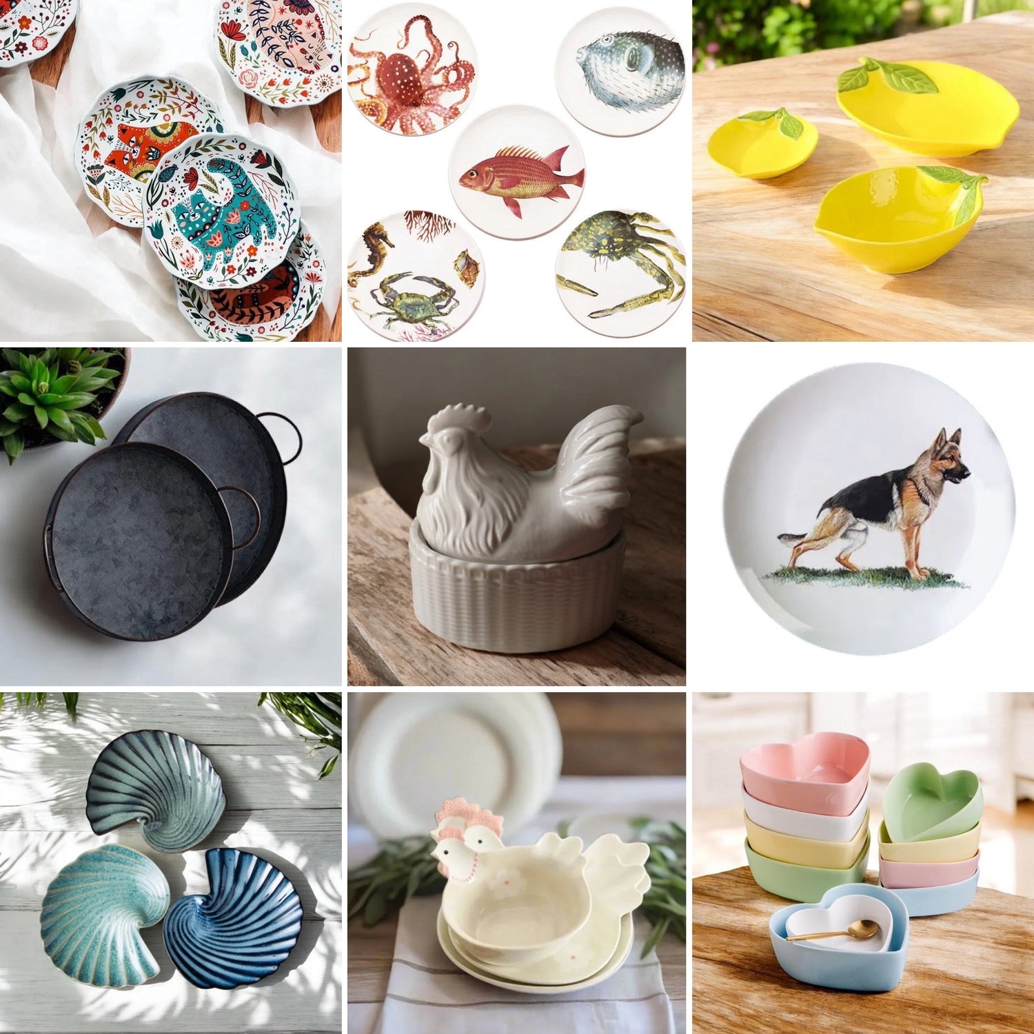 Dinnerware - Unique Plates, Bowls & Platters