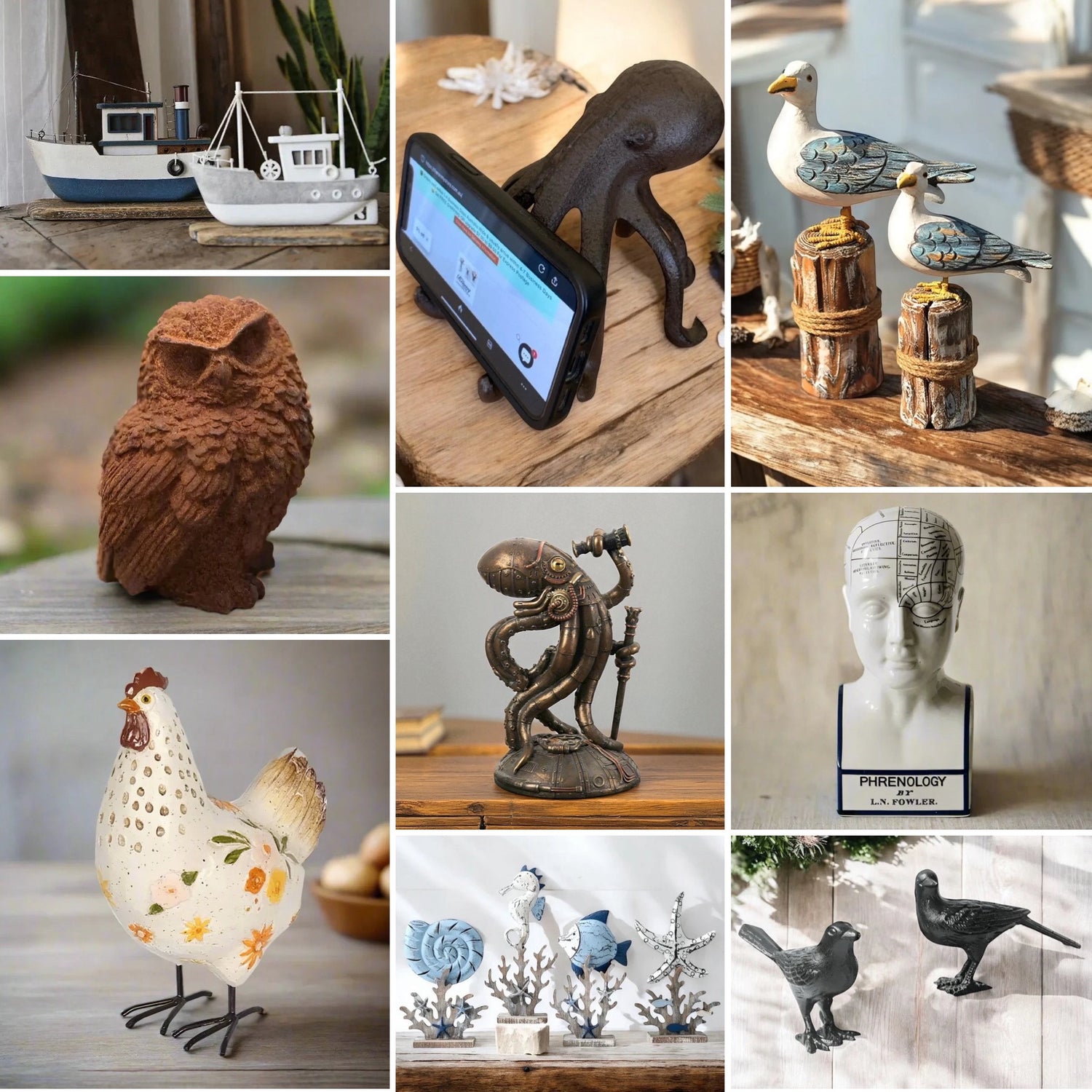 Ornaments Figurines Home Garden Decor