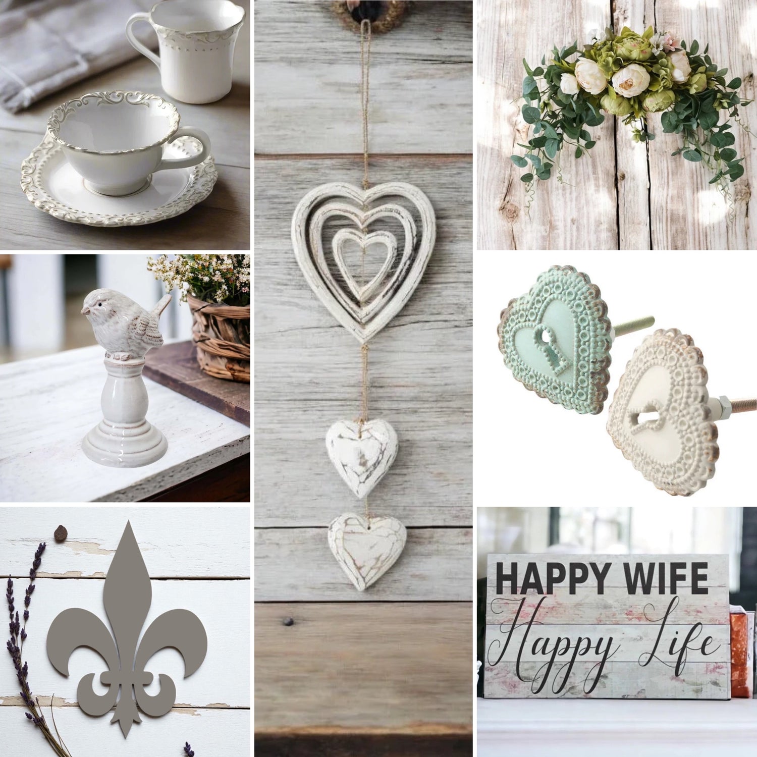 Shabby Chic French Provincial Décor Homewares and Gifts - The Renmy Store Homewares & Gifts 