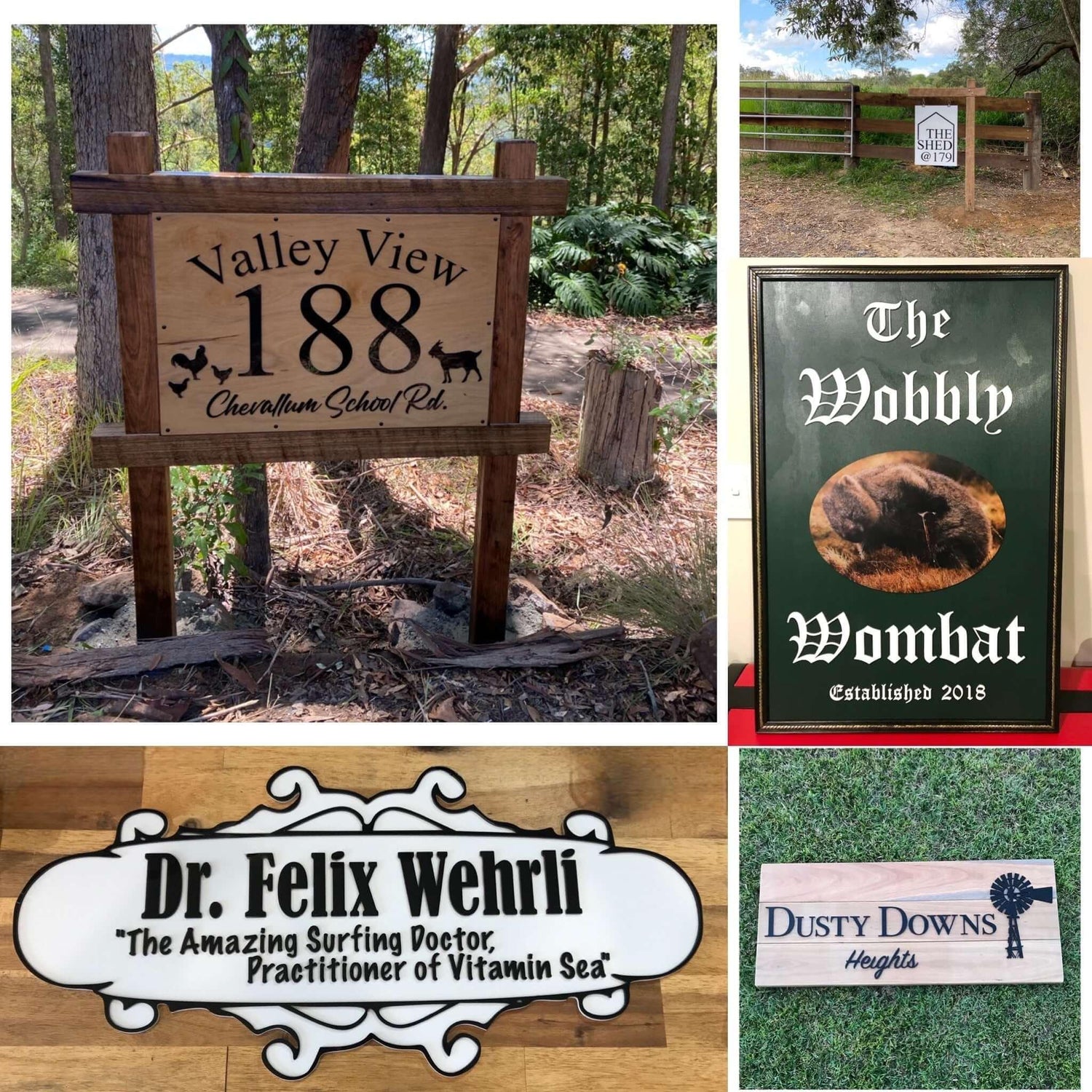 Full Custom Property and Business Signs - The Renmy Store Homewares & Gifts 