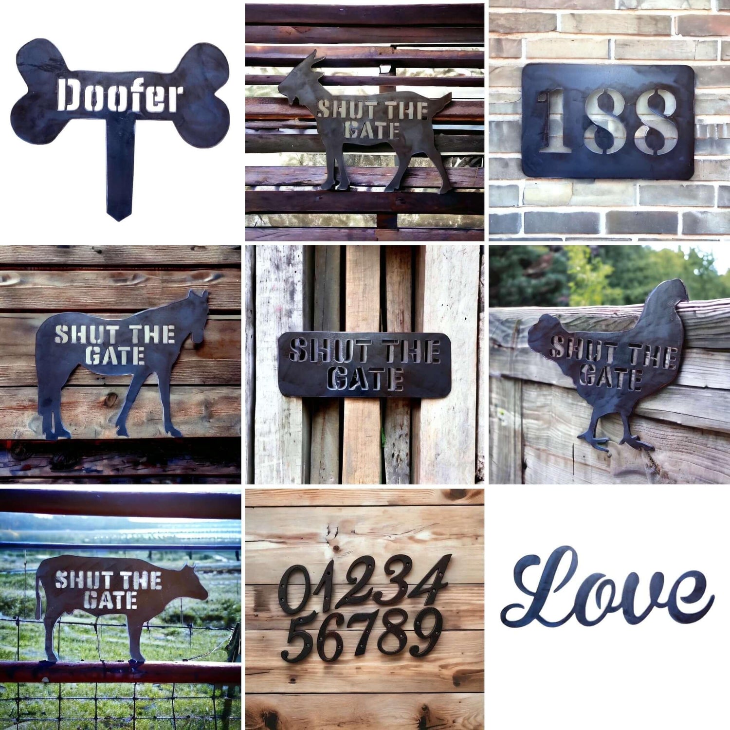 Metal Steel Custom Sign Signage for everyone - The Renmy Store Homewares & Gifts 