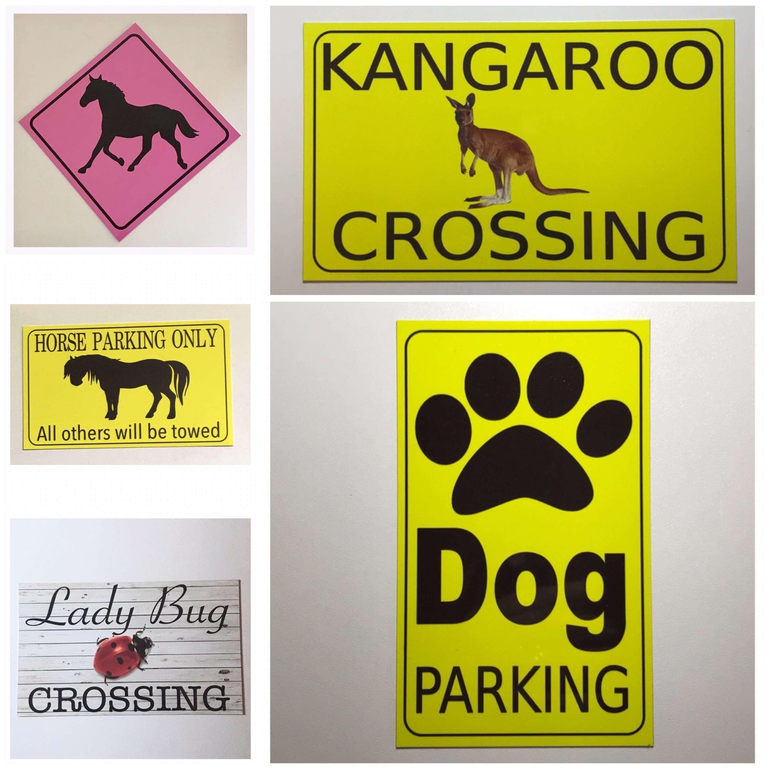 Shop Our Large Range of Crossing and Parking Signs - The Renmy Store Homewares & Gifts 