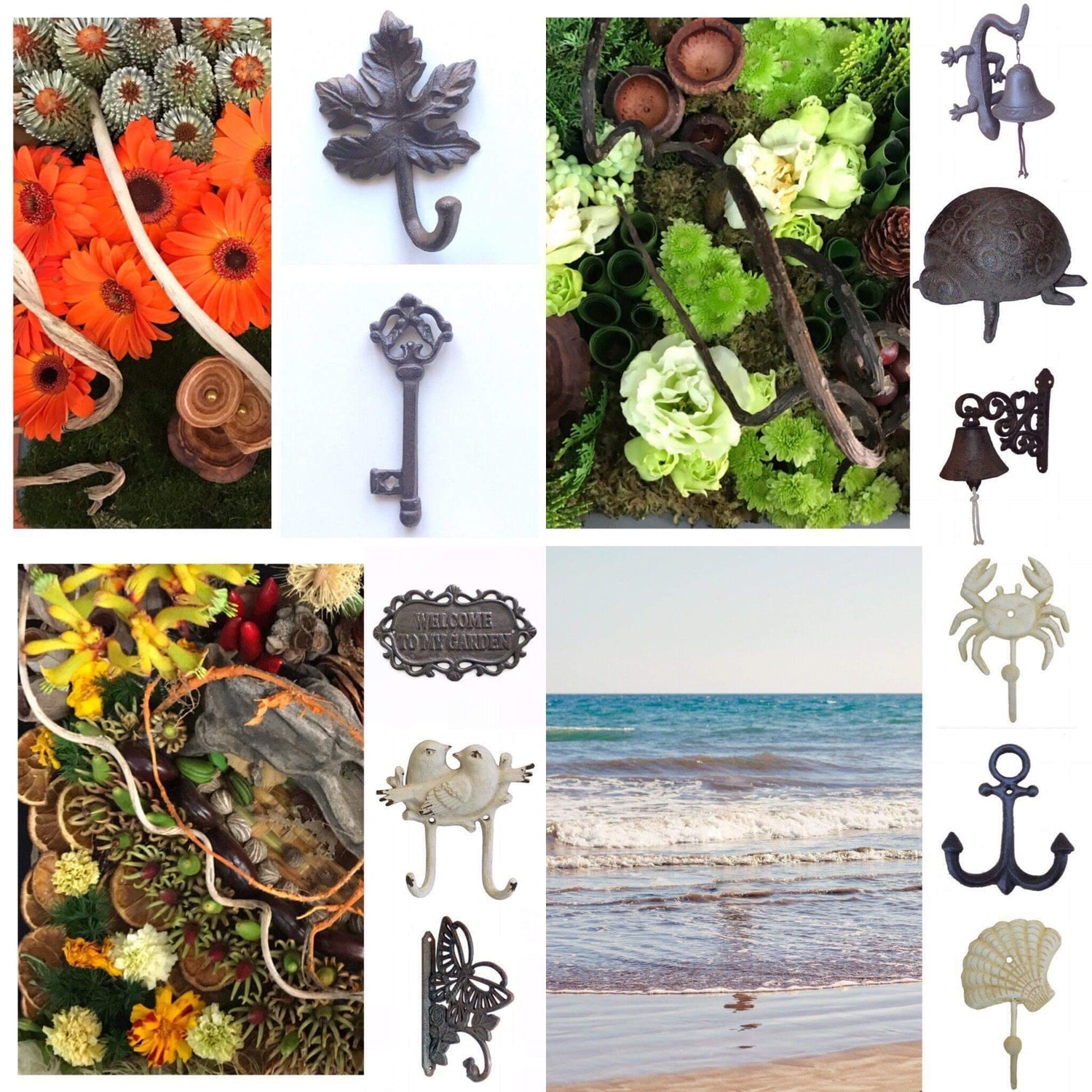 Shop Cast Iron Metal Home and Garden - The Renmy Store Homewares & Gifts 