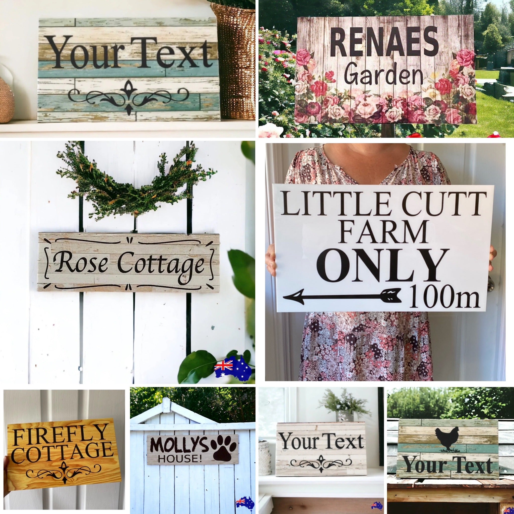 Custom Personalised Signs Australia - Metal, Timber & Acrylic Signage ...
