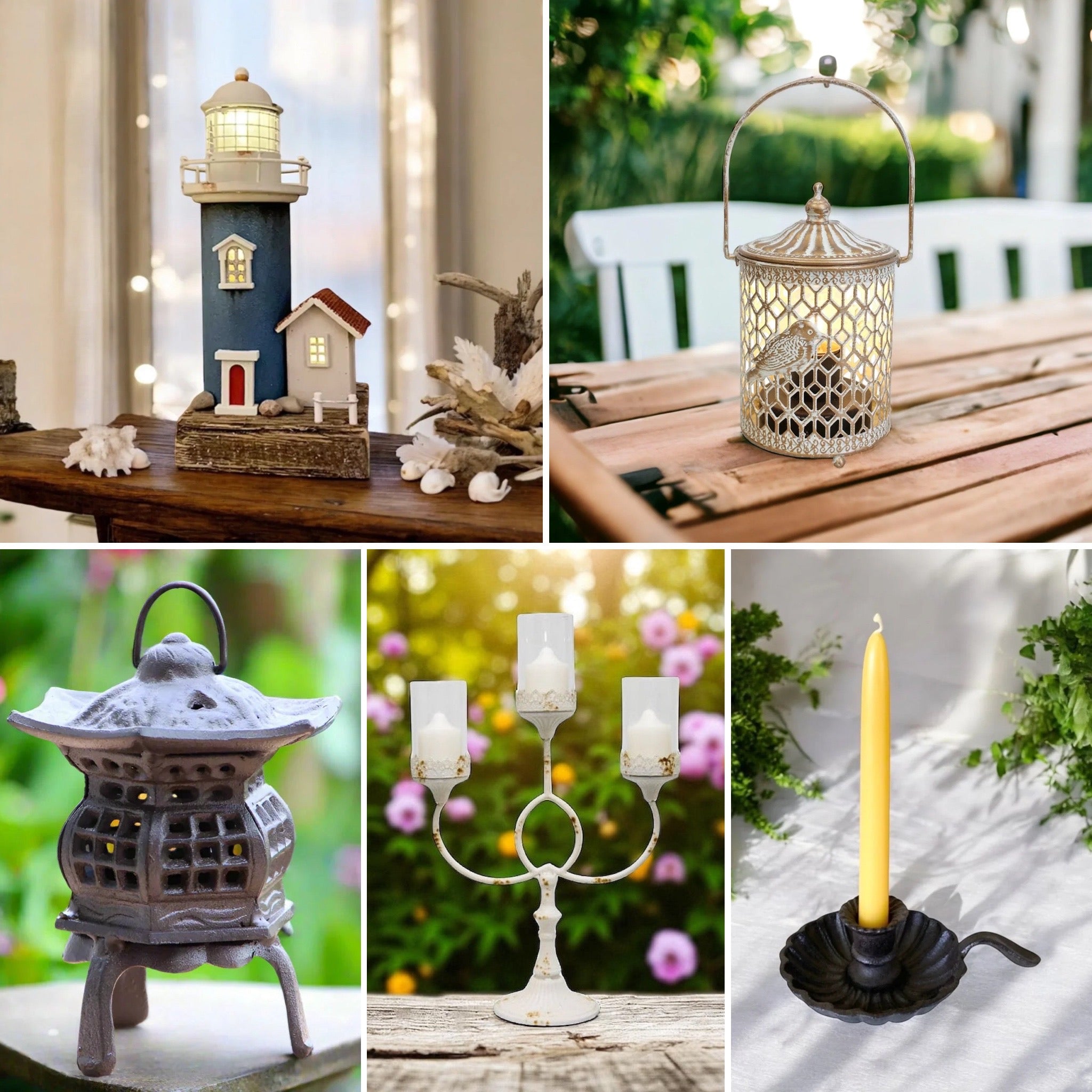 Candles Candlesticks Lanterns LED Solar Lights Australia – The Renmy ...