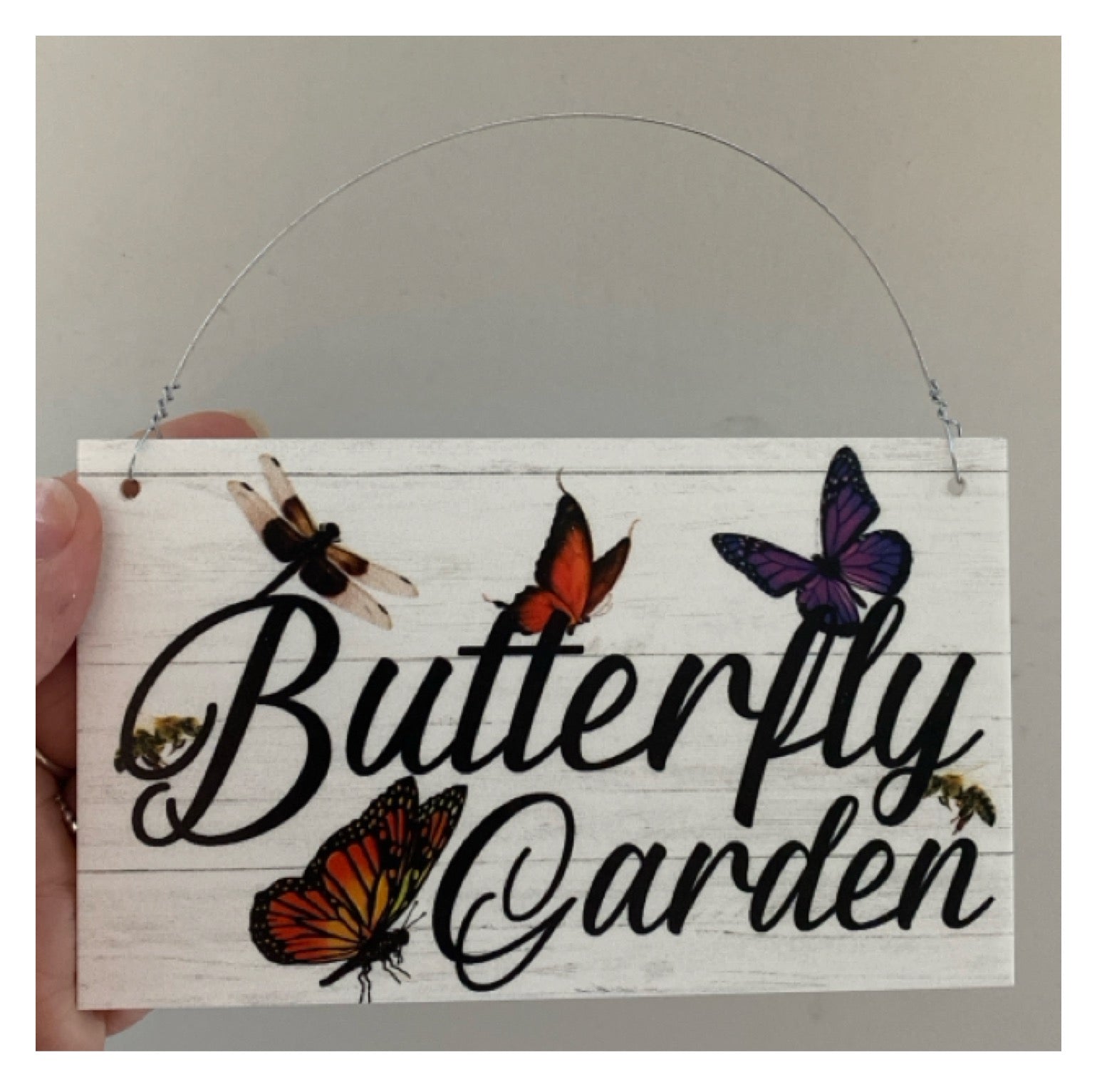 Butterfly Dragonfly Custom Personalised Palace Sign - The Renmy Store Homewares & Gifts 