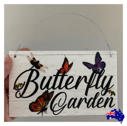 Butterfly Dragonfly Custom Personalised Palace Sign - The Renmy Store Homewares & Gifts 