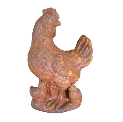 Chicken Chicks Rustic Cast Iron Garden - The Renmy Store Homewares & Gifts 