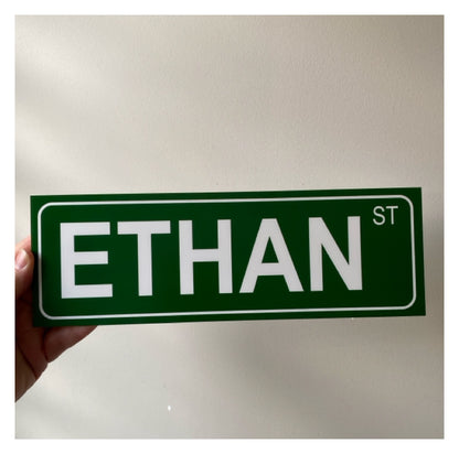 Street Green Custom Personalised Sign