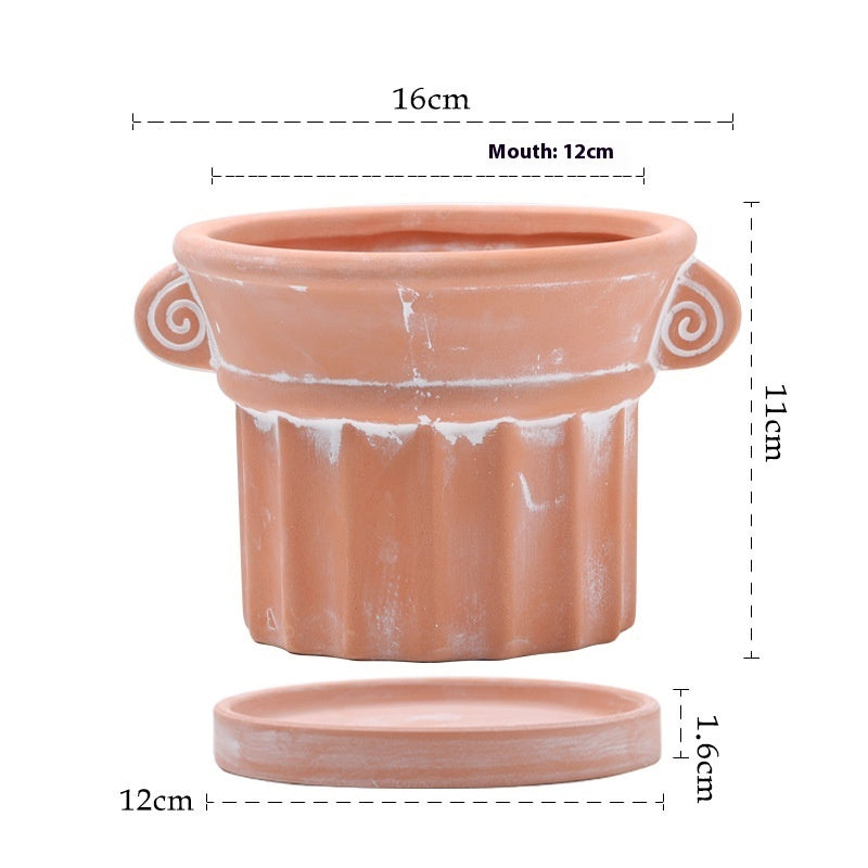 Planter Pot Garden Terracotta Pottery Clay Range