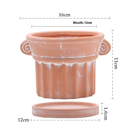 Planter Pot Garden Terracotta Pottery Clay Range