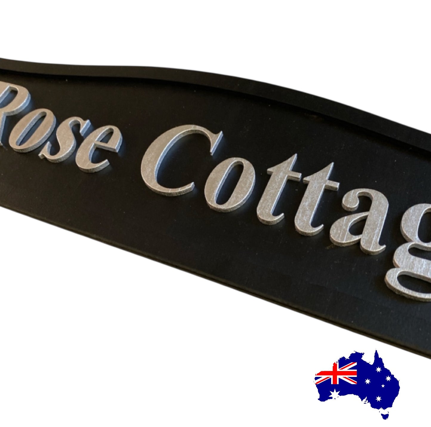Cottage House Residence Timber Wood Custom Personalised Sign
