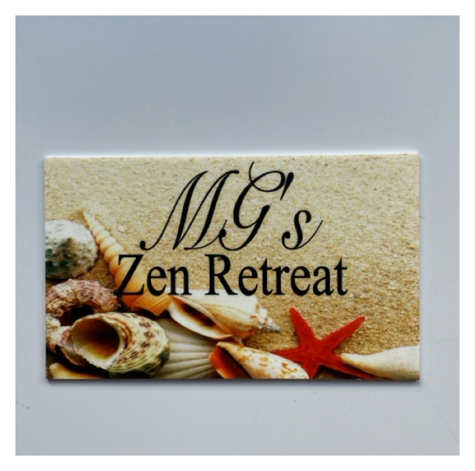 Beach House Shells Custom Personalised Sign - The Renmy Store Homewares & Gifts 