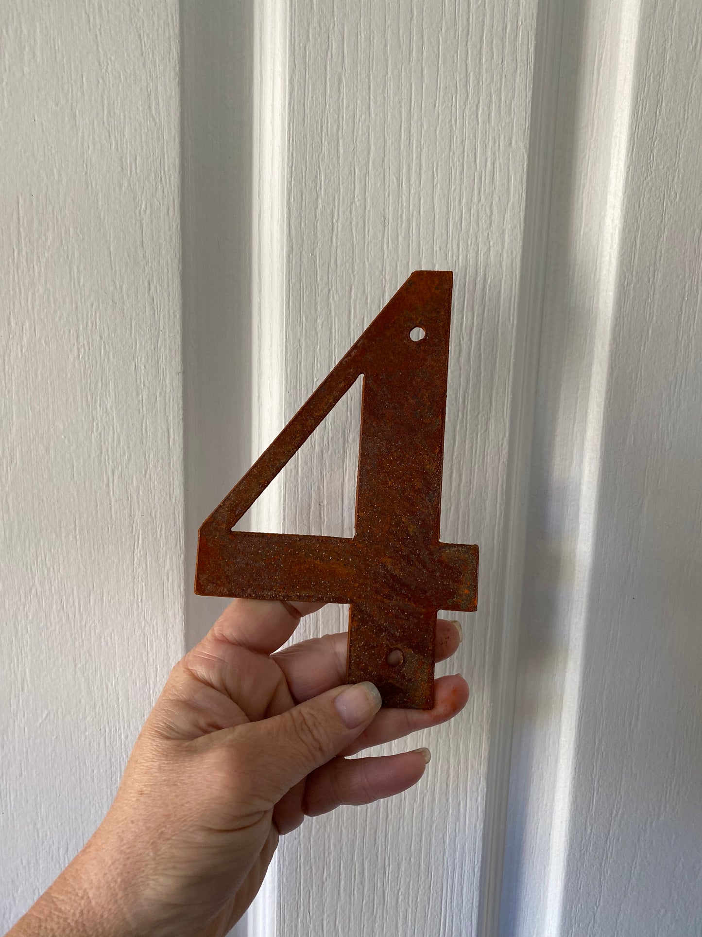 Metal Number House Letterbox Street Rusty