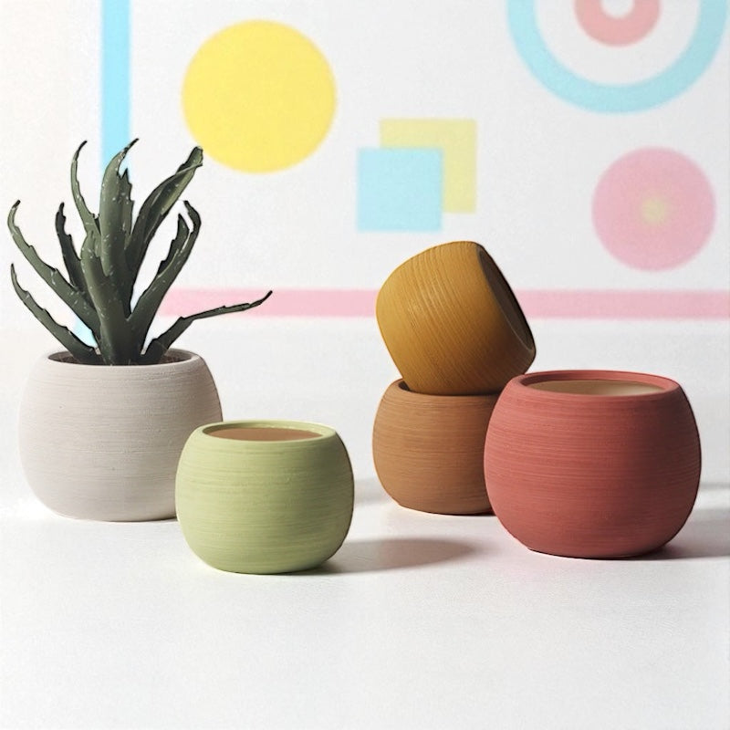 Planter Pot Garden Natural Earth Ceramic