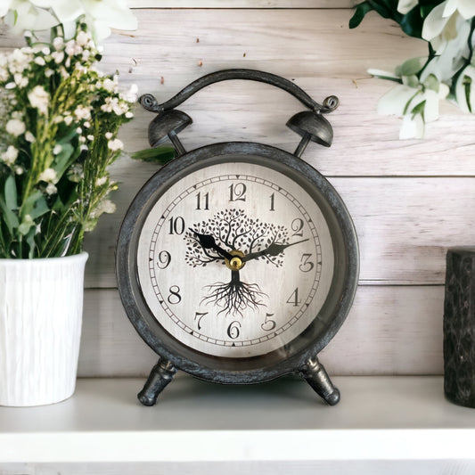 Clock Tree of Life Table Vintage - The Renmy Store Homewares & Gifts 
