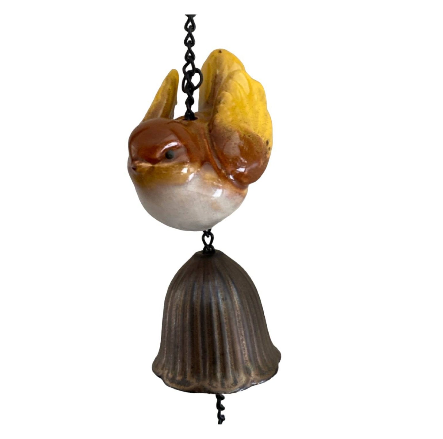 Bird Bell Ceramic Hanging Natural - The Renmy Store Homewares & Gifts 