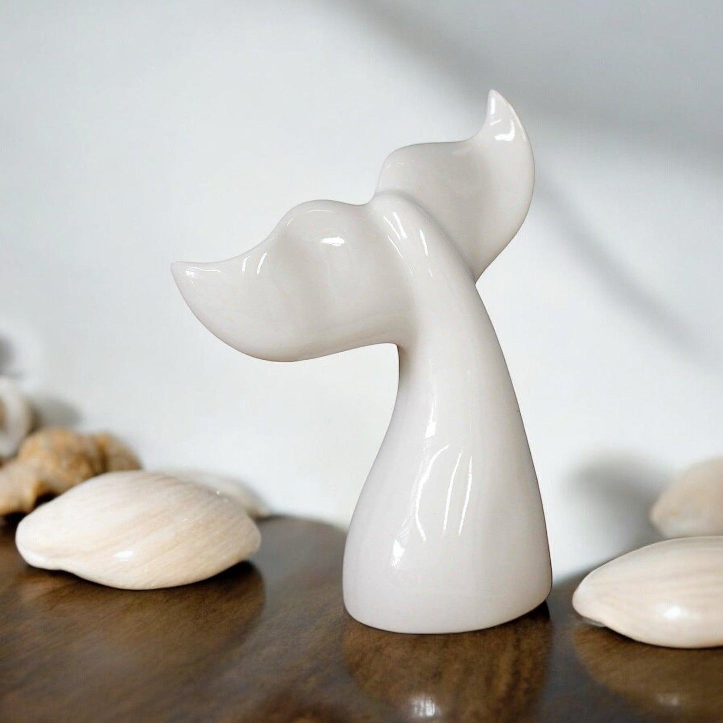 Shell Candle Whale Tail Ornament LED Light Gift - The Renmy Store Homewares & Gifts 