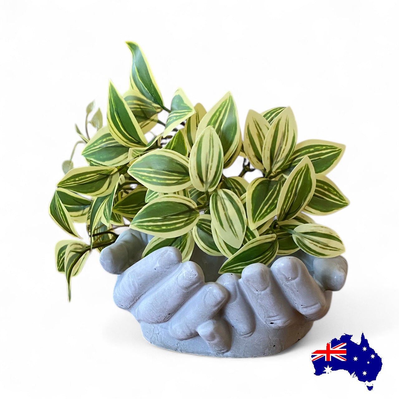 Hands Planter Pot Keys Money Candle Handmade Concrete Decor