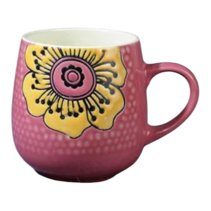 Mug Cup Tea Coffee Pink Flower