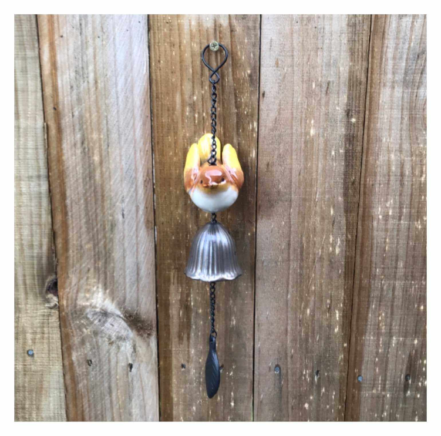 Bird Bell Ceramic Hanging Natural - The Renmy Store Homewares & Gifts 