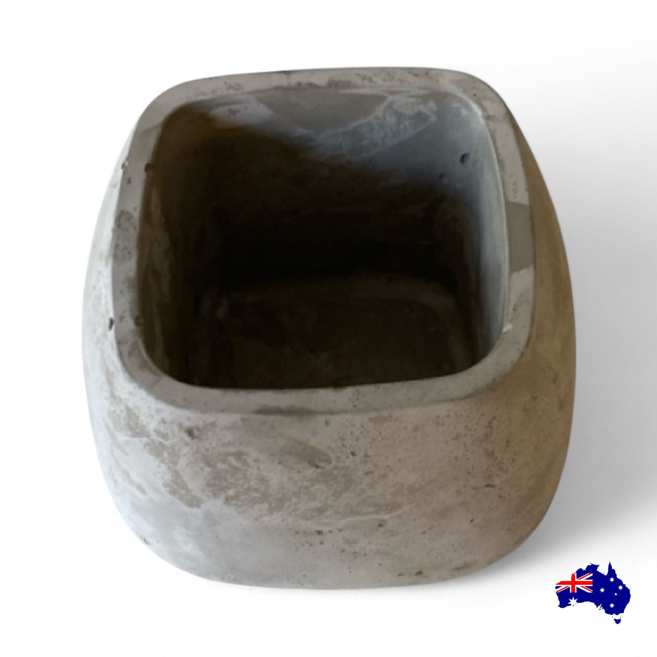 Planter Pot Square Aussie Handmade Concrete