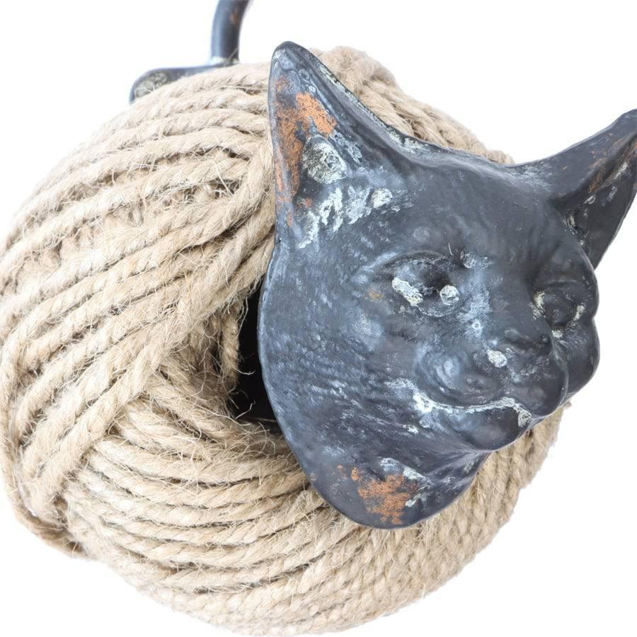 String Holder Hanging Rustic Cat - The Renmy Store Homewares & Gifts 