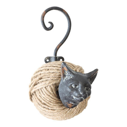 String Holder Hanging Rustic Cat - The Renmy Store Homewares & Gifts 