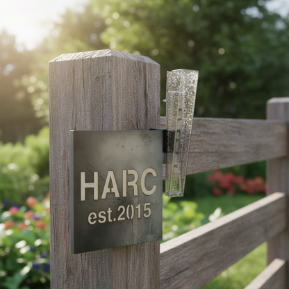 Rain Gauge Custom Personalised - Stake or Wall Mount - Aussie Made