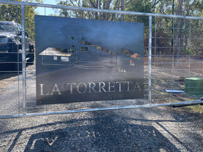 Metal Steel Corten Custom Plasma Cut to Size Shape - Full Custom Requests Available