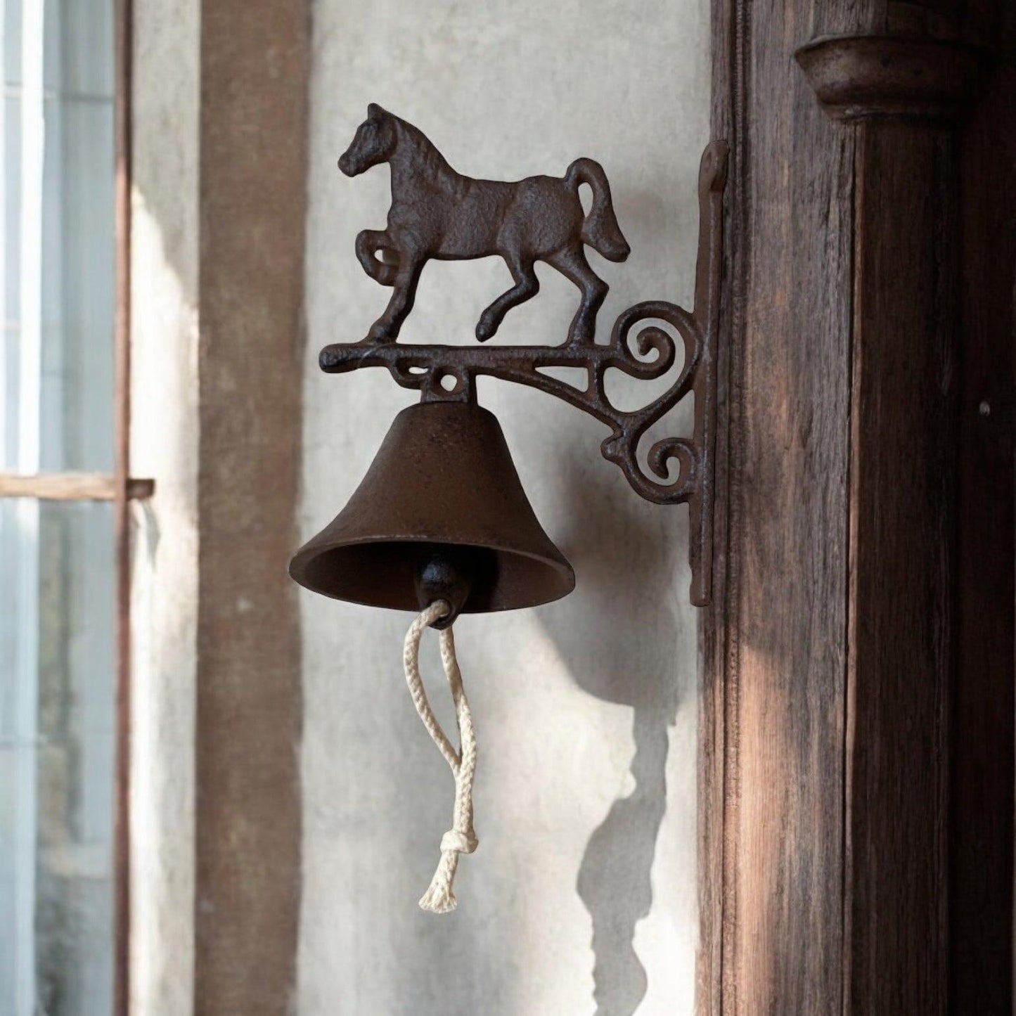 Door Bell Horse Prancing Cast Iron - The Renmy Store Homewares & Gifts 