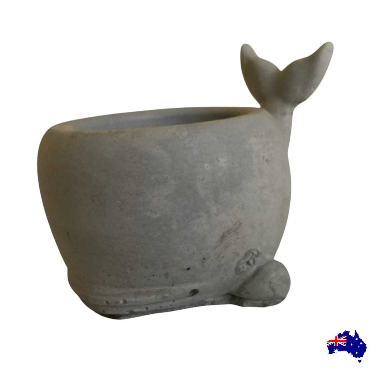 Planter Pot Whale Aussie Handmade Concrete