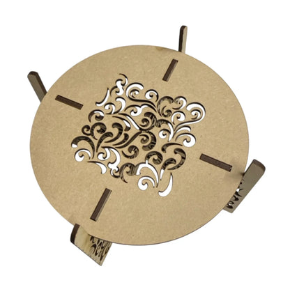 Plant Stand DIY Decorative Wood MDF Laser Cut
