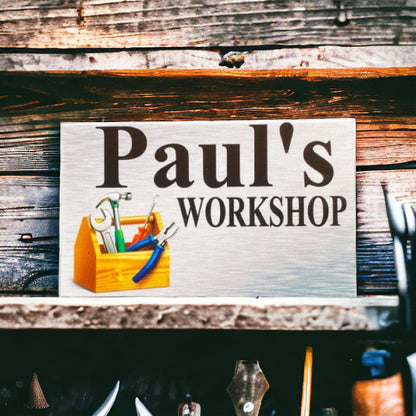 Workshop Tools Tool Custom Personalised Sign - The Renmy Store Homewares & Gifts 