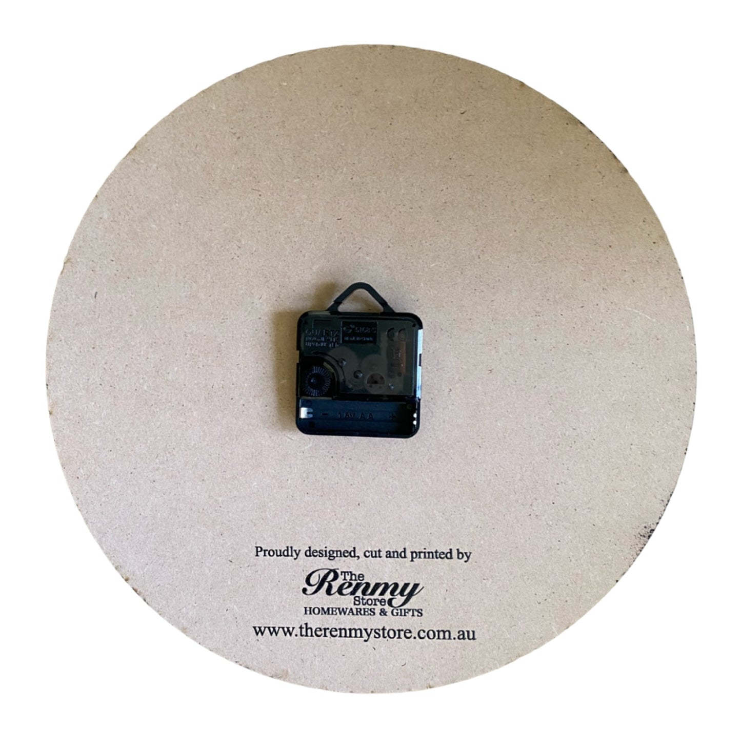 Clock Wall Black Cat 30cm 60cm Aussie Made