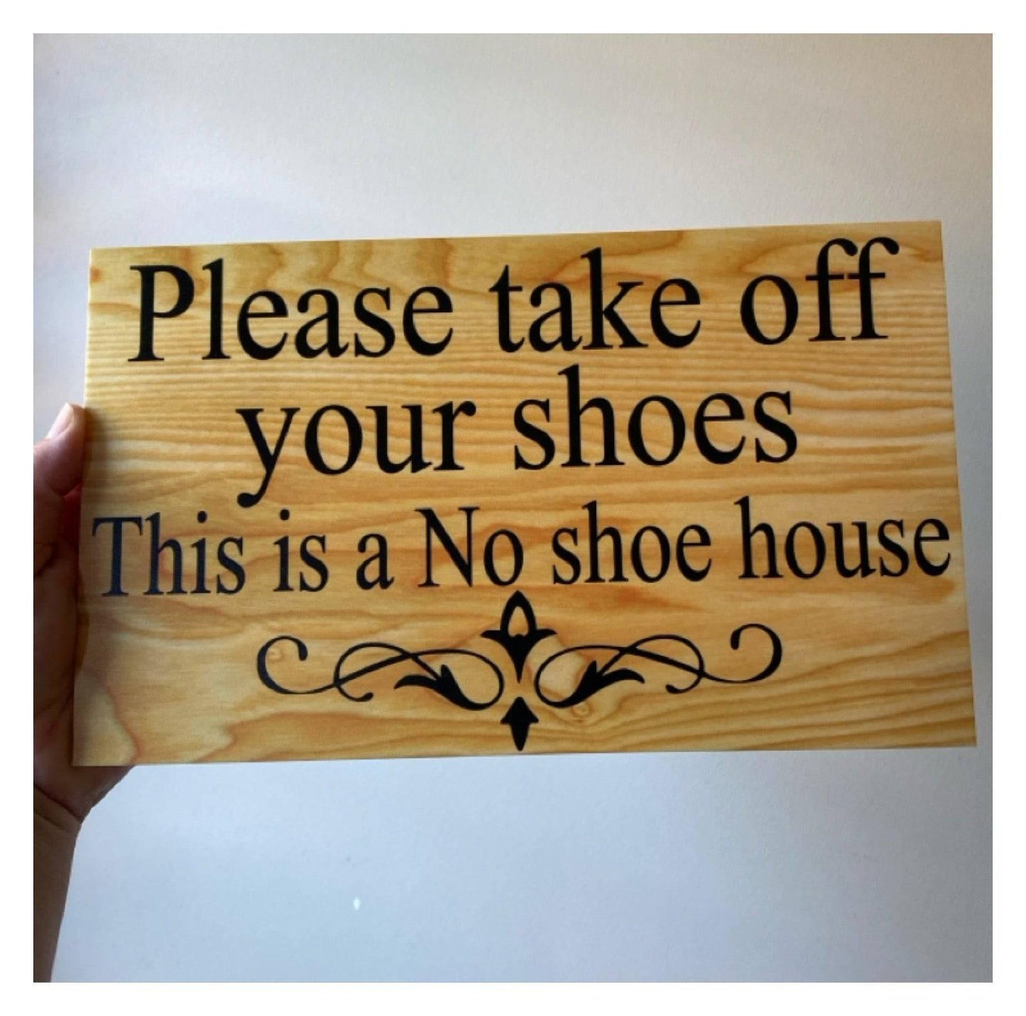 Timber Style Your Text Custom Wording Sign - The Renmy Store Homewares & Gifts 