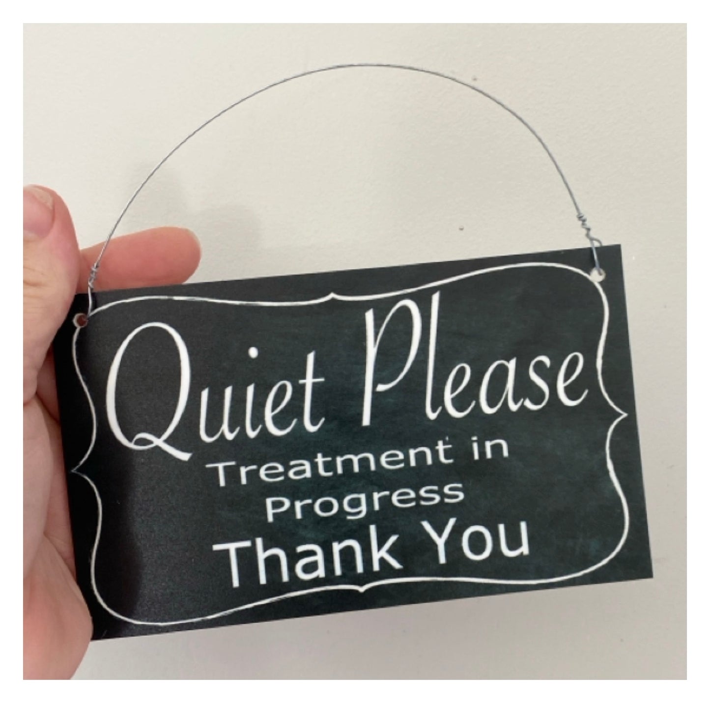 Quiet Please Clinic Treatment Massage Sign