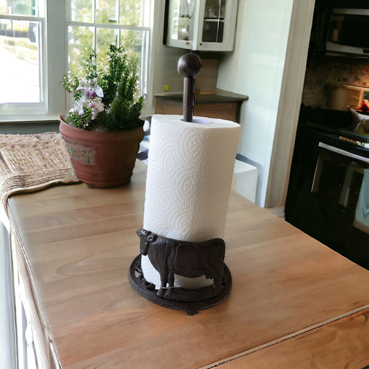 Paper Towel Dispenser Holder Cow - The Renmy Store Homewares & Gifts 