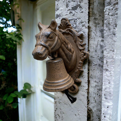 Door Bell Horse Melodies Cast Iron - The Renmy Store Homewares & Gifts 