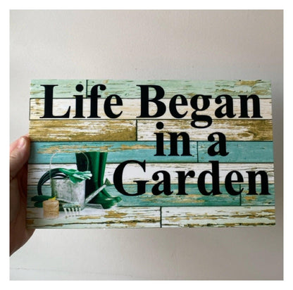 Garden Gardening Gardener Custom Personalised Sign