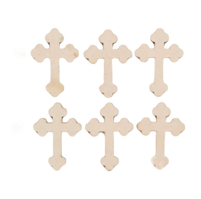 Cross Crosses 3.25cm MDF Shape DIY Raw Cut Out Art Craft - The Renmy Store Homewares & Gifts 