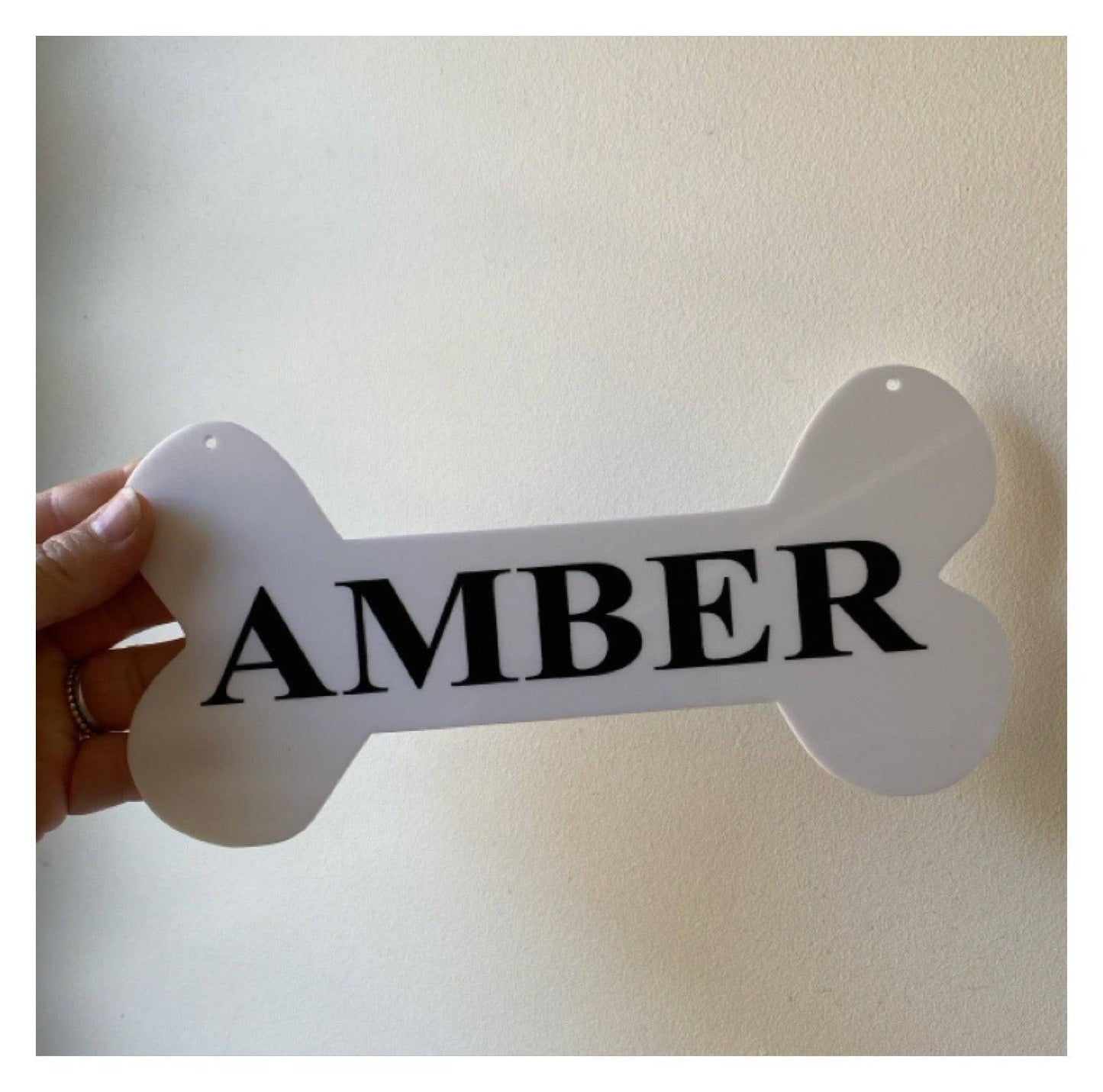 Bone Personalised Custom Pet Dog Sign - The Renmy Store Homewares & Gifts 