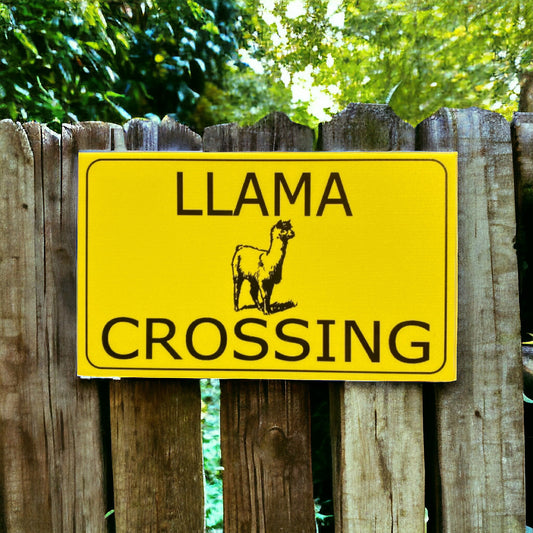 Llama Crossing Sign - The Renmy Store Homewares & Gifts 