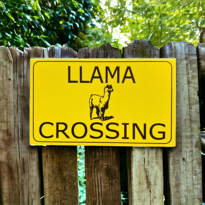 Llama Crossing Sign - The Renmy Store Homewares & Gifts 