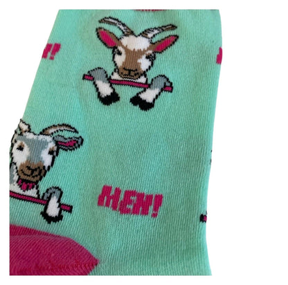 Goat Lover Socks Keyring Bag Love and Goat Sign Gift Set - The Renmy Store Homewares & Gifts 