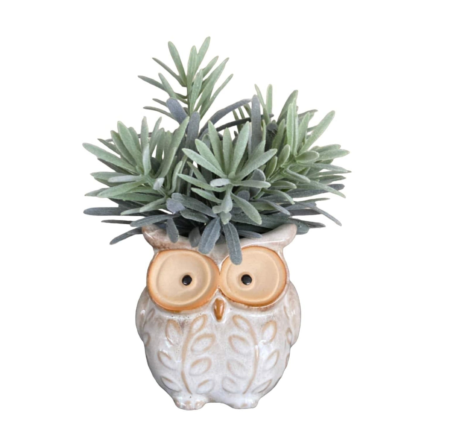 Plant Pot Planter Owl Natural - The Renmy Store Homewares & Gifts 